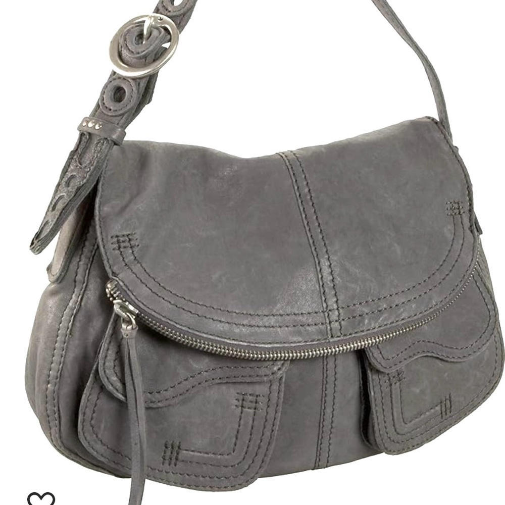 Lucky Brand  Stash Metallic Leather Shoulder Bag - Picture 2 of 13
